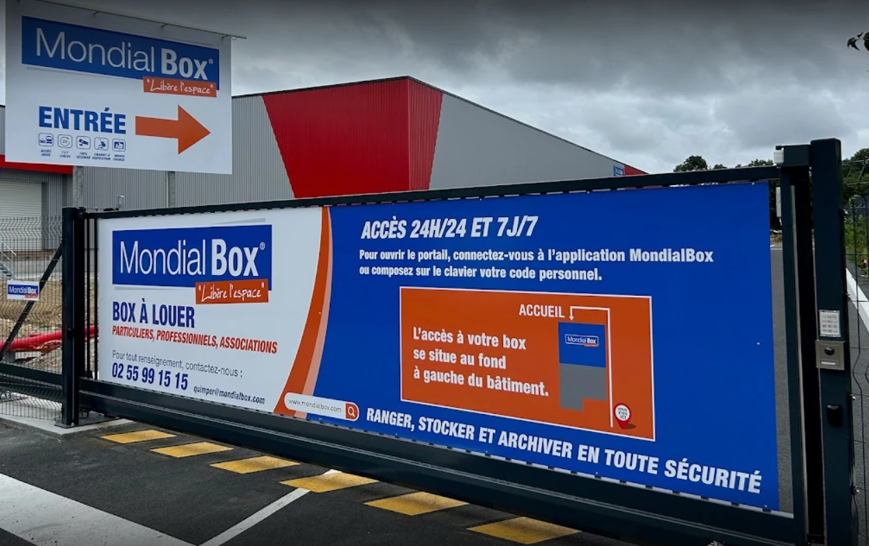 Portail garde meuble MondialBox Quimper